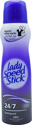 

Lady Speed Stick Deodorant, 24/7 Stainguard - 150ml Deodorant Spray - For Women(150 ml)