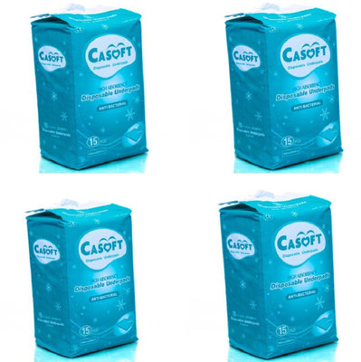 

Quick Shel CASOFT DISPOSABLE UNDERPADS Adult Diapers - L(60 Pieces)