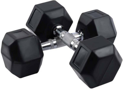 

L'AVENIR 4kg (PACK of 2) Professional HEX Weight Lifting Fixed Weight Dumbbell(8 kg)
