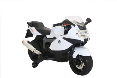 Sippy Bike Battery Operated Ride On(Multicolor), White