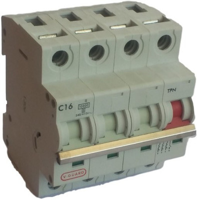 

V-Guard mcb TPN16AC8 MCB(3)