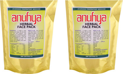 

ANUHYA Herbal Face Pack Powder for Men & Women 500gm (pack of 2)(500 g)