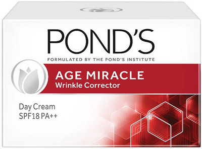 

Ponds Age Miracle Wrinkle Corrector Day Cream SPF 18 PA++(10 g)