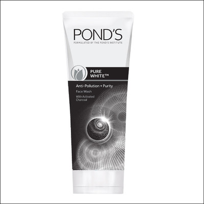 

Ponds Pure White Anti-Pollution Plus Purity with Activated Charcoal Face Wash(100 g)