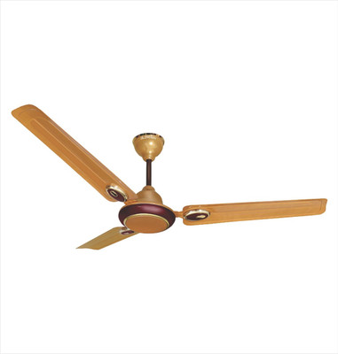 

LONGWAY Starlite 1 GoldenBeige 3 Blade Ceiling Fan(Golden, Beige, Pack of 1), Gold
