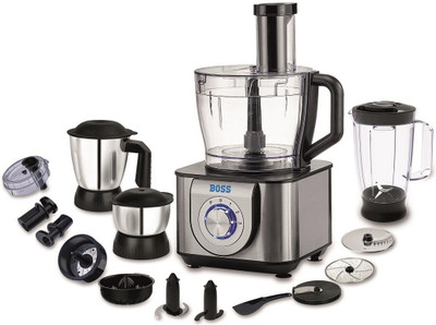 

Boss B704 1000 W Food Processor(Silver Black)