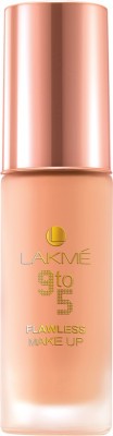 Lakme 9 to 5 Flawless Makeup Foundation  (Pearl, 30 ml)