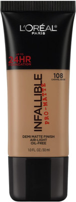 

L'Oreal Infallible Pro-Matte, 30 g Foundation(Caramel Beige 108, 30 ml)