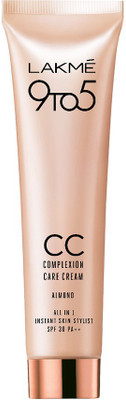 

Lakme 9 to 5 Complexion Care Cream SPF 30 PA++ Foundation(Almond, 30 g)