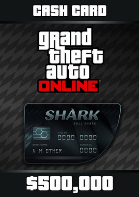 

Bull Shark Cash CArd Rockstar Global 500,000 USD for PC