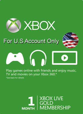 

X-BOX Live 1 Month U.S for PC