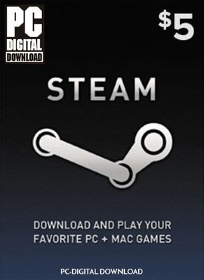 

Steam Gift Card 5 USD for PC