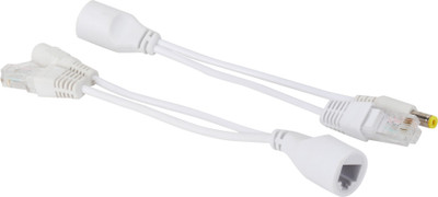 

WECAM PoE Cable - Power Over Ethernet Injector / Splitter Kit RJ45 DC Power Gaming Adapter(White, For PC)