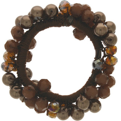 

Anuradha Art Jewellery Rubber Band Rubber Band(Brown)