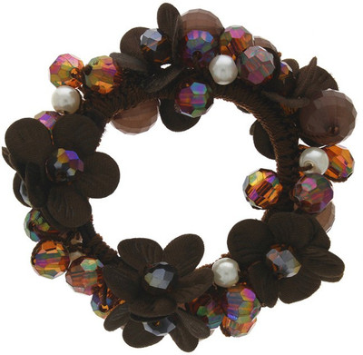 

Anuradha Art Jewellery Rubber Band Rubber Band(Brown)