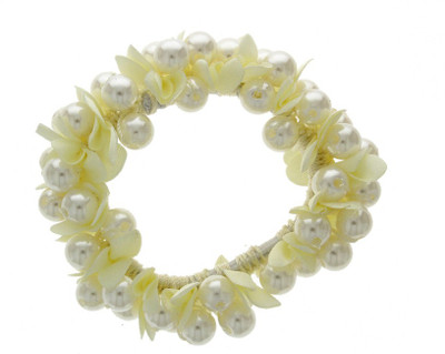 

Anuradha Art Jewellery Rubber Band Rubber Band(White)