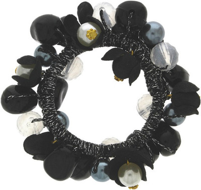 

Anuradha Art Jewellery Rubber Band Rubber Band(Black)