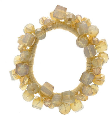 Anuradha Art Jewellery Rubber Band Rubber Band(Yellow)