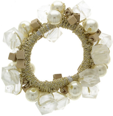 

Anuradha Art Jewellery Rubber Band Rubber Band(White)