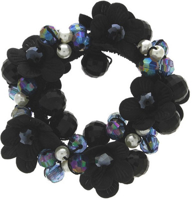 

Anuradha Art Jewellery Rubber Band Rubber Band(Black)