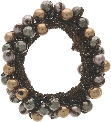 

Anuradha Art Jewellery Rubber Band Rubber Band(Black, Gold)