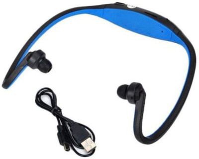 

BJA StylishBs19cHdphone030 Smart Headphones(Wireless), Blue