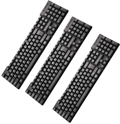 

ZEBRONIC K16 Wired USB Desktop Keyboard Wired USB Desktop Keyboard(Black)