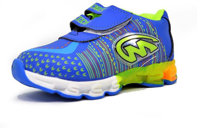 

TeeniTiny Boys Velcro Walking Shoes(Blue