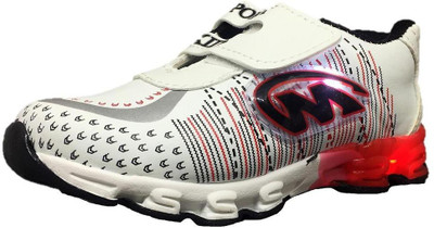 

TeeniTiny Boys Velcro Walking Shoes(White
