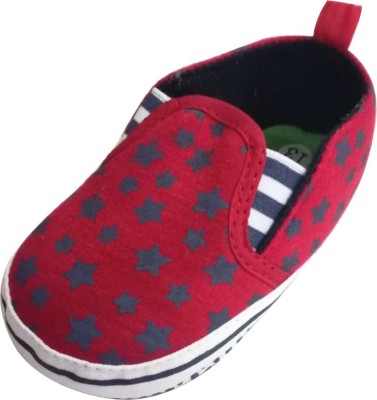 Instabuyz Boys & Girls Slip on Loafers(Red)