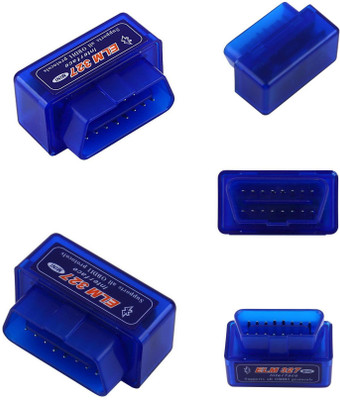 

Robocraze New 2016 Latest Version V2.1 Mini Elm 327 Bluetooth Adapter OBD2 OBDII Scanner Tool OBD 2 Bluetooth ELM327 Interface High Quality(Blue)