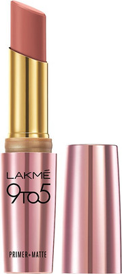 

Lakme 9 to 5 Primer Plus Matte Lip Color(Blushing Nude)