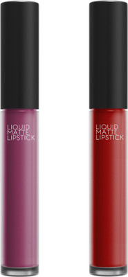

Vedy Makeup Fever Matte Me Liquid Lipstick S(RED, BROWN)