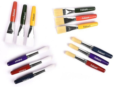 

FAB ART Makeup Brush Organizer(Red, Yellow, Black, Purple)