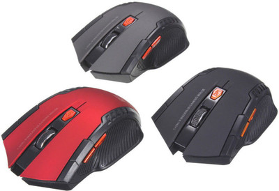 

Un Branded Wireless-gaming-mouse Wireless Optical Gaming Mouse(2.4GHz Wireless, Black and red)