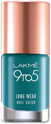 

Lakme 9 to 5 Long Wear Nail Color Teal Deal