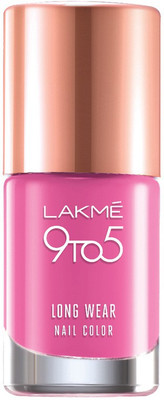 

Lakme 9 to 5 Long Wear Nail Color Pink