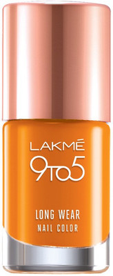 

Lakme 9 to 5 Long Wear Nail Color Saffron Space