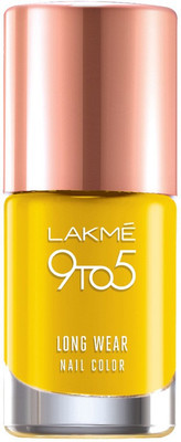 

Lakme 9 to 5 Long Wear Nail Color Yellow Raise