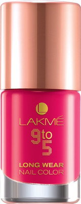 

Lakme 9 To 5 Long Wear Nail Color Pink Blast
