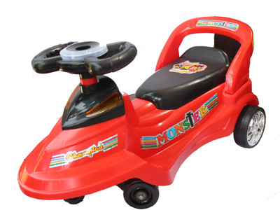

Shape n Style Monster Champion Baby Swing Car Rider with Horn & Light Effects(Multicolor)