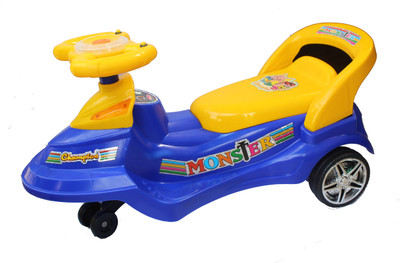 

Shape n Style Monster Baby Swing Car Rider with Horn & Light Effects(Multicolor)