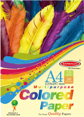 

Bambalio Bambalio Dark Colour Paper Pack Of 400 Sheets / Smooth Finish 75 Gsm/ A4 Size: 10 Assorted Colours - Photo Copy/ Copier/ Printing /Art & Craft Coloured Paper Unruled A4 Coloured Paper(Set of 4, 10 Assorted Colours)
