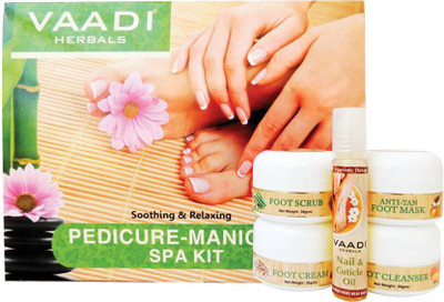 

vaadi Pedicure Manicure Spa Kit – Soothing & Refreshing, 640g(860 g, Set of 5)