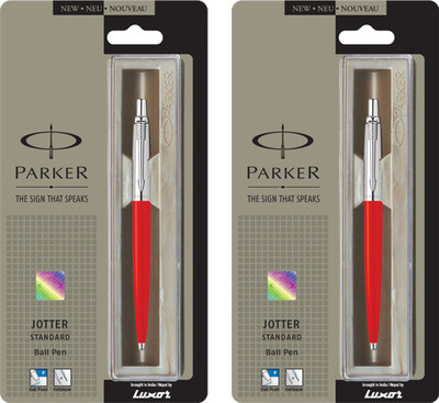 PARKER Jotter Standard CT Ball Pen(Pack of 2, Ink Color - Blue)