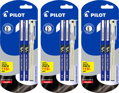 

Pilot V7 Pack of 3 Roller Ball Pen(Pack of 3)
