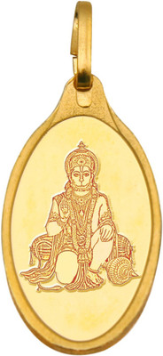 Kundan Hanuman 24 9999 Yellow Gold Pendant Kundan Pendants Lockets