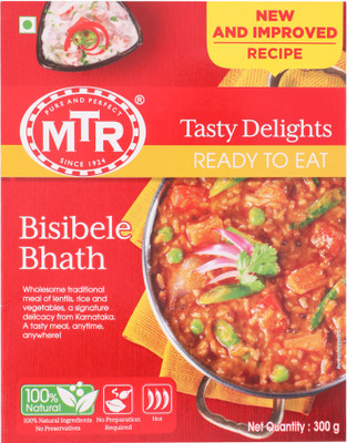 

MTR Ready To Eat Bisibele Bhath 300 g