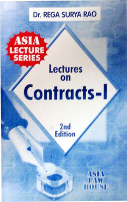Lectures On Contracts - I(Paperback, Dr. Rega Surya Rao)