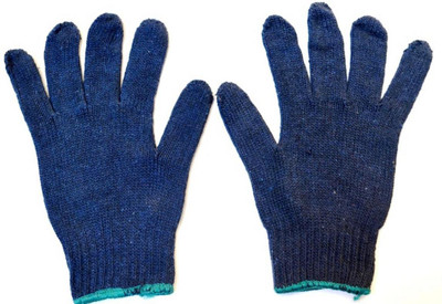 

SS & WW Cotton Knitted Hand Glove 70 Gram 10 Gauze Synthetic Safety Gloves(25)